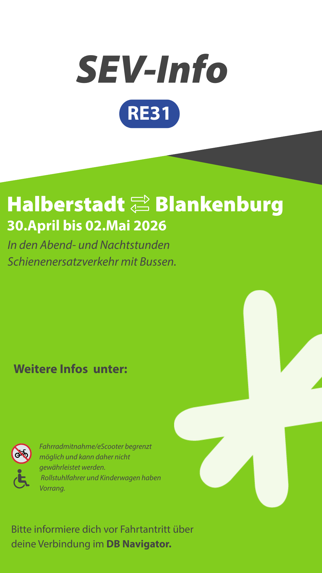 RE31 30.April bis 02.Mai